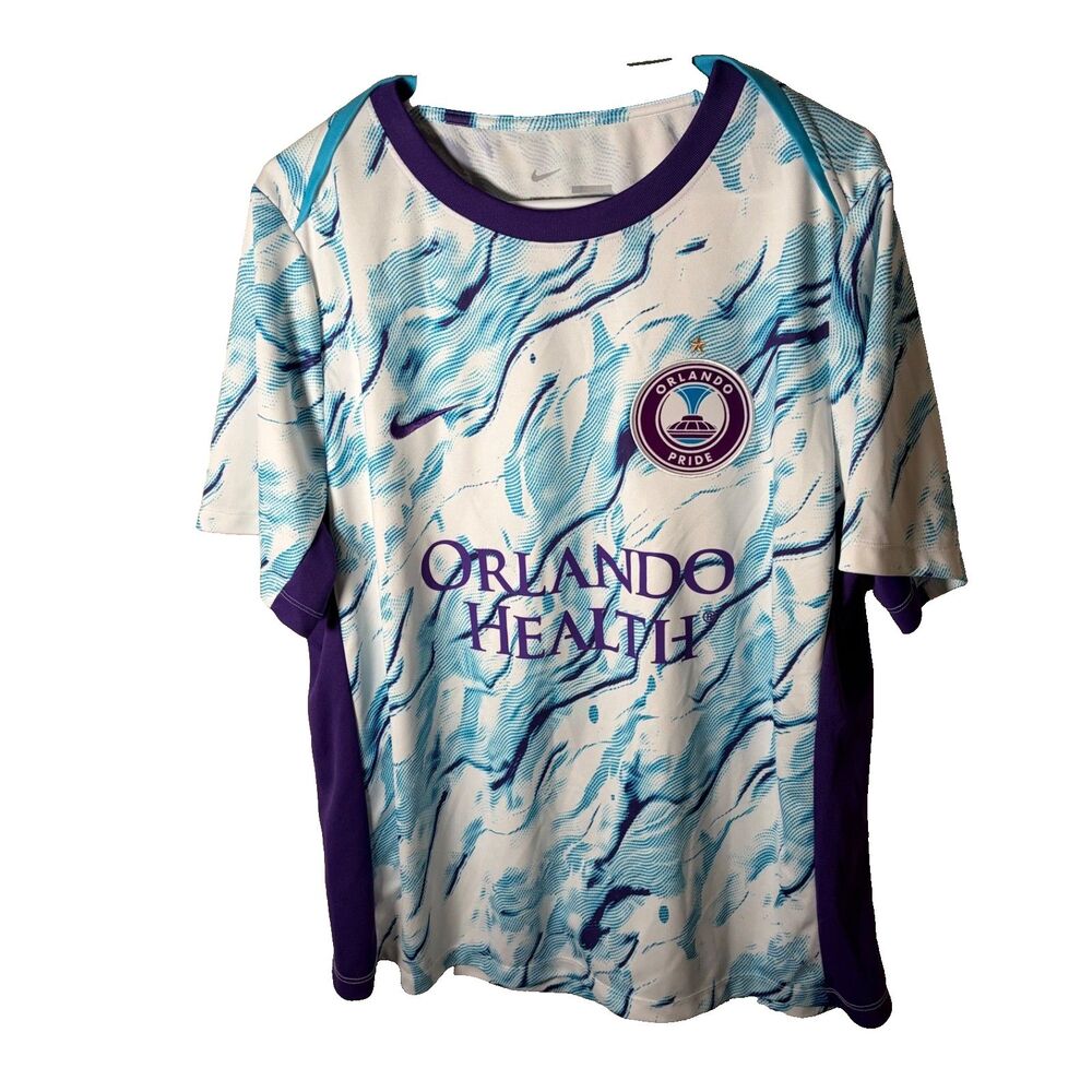 Nike Orlando Pride Jersey Men's XL Pre-Match Blue Tie-Dye 2025